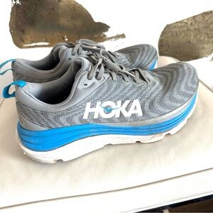 Hoka Men's Athletic Shoes in Gray and Blue